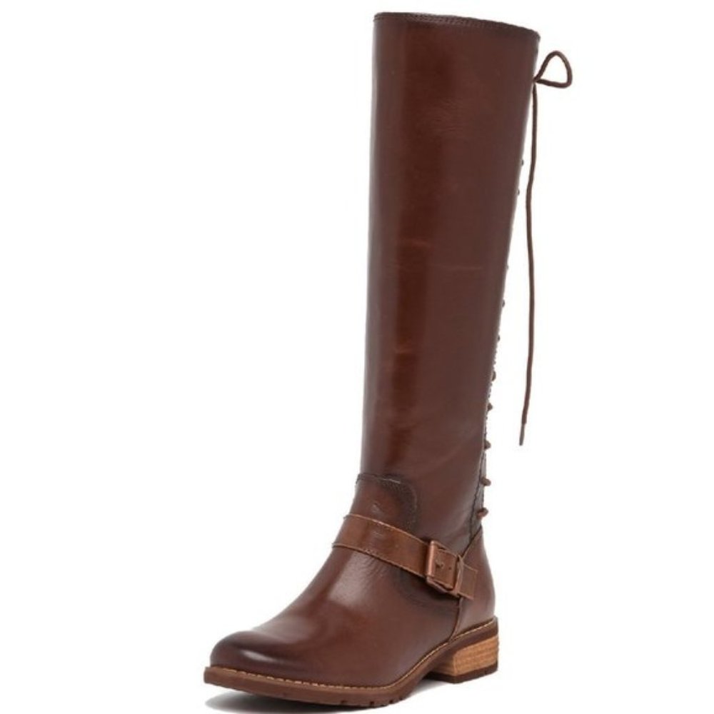 Sofft Kristie Leather Lace Up Tall Boot